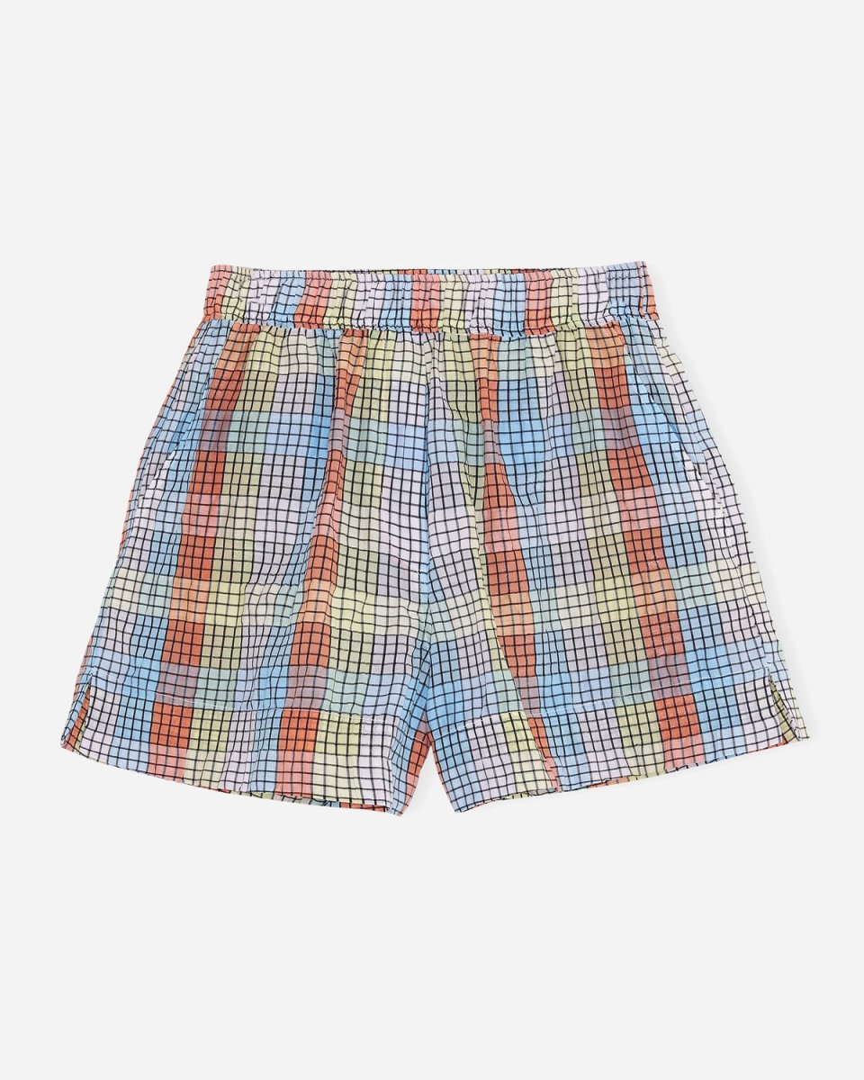 Seersucker Check Shorts - Multicolour - Munk Store