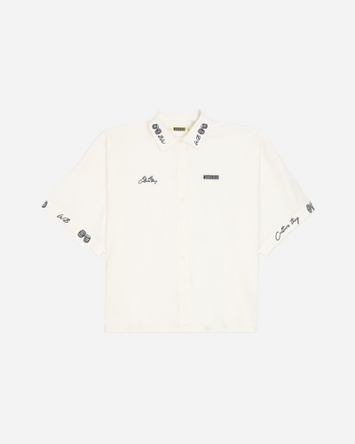 Luna Embroid Shirt - Off White