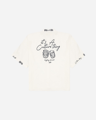 Luna Embroid Shirt - Off White