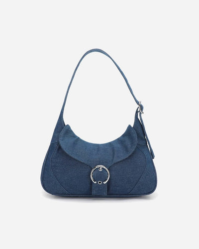 Shoulder Bag Thea Buckle - Dark Blue - Munk Store