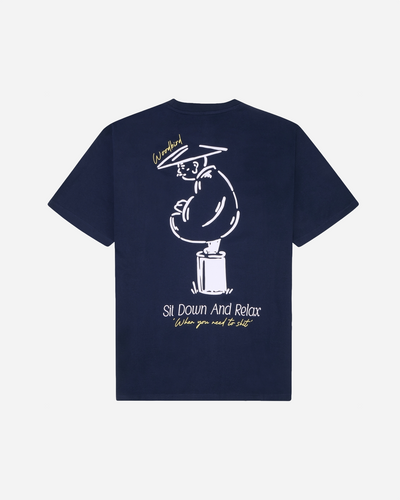 Baine Pose Tee - Navy Blazer