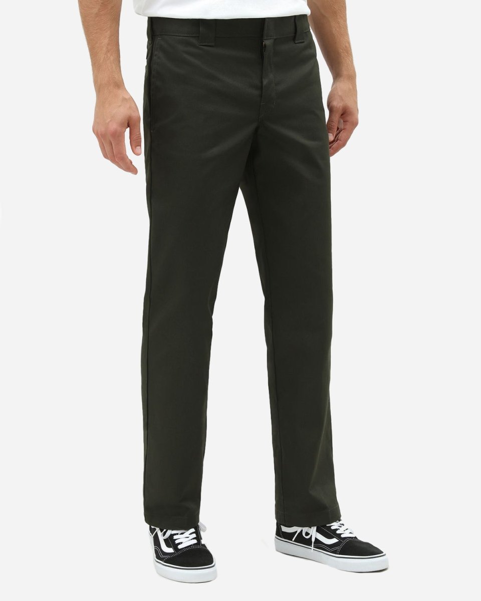 Slim Straight Work Pant - Dark Olive - Munk Store