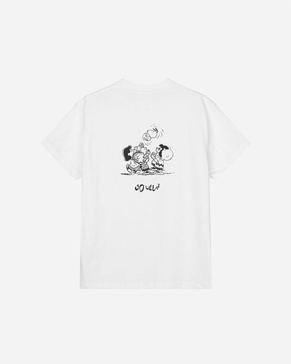 Snoopy Skateboard T-shirt - White - Munk Store