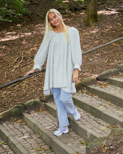 Soffio Dress - Blue Check - Munk Store