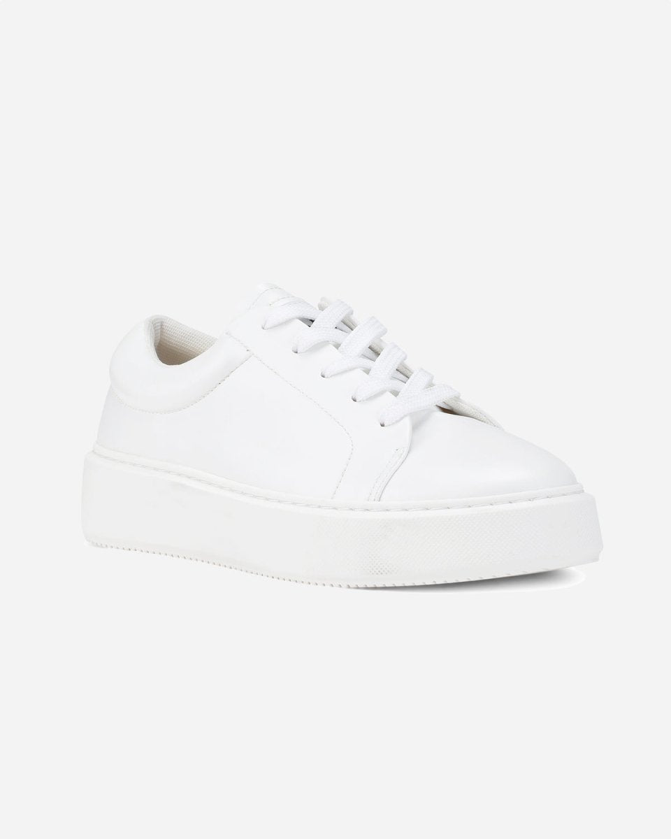 Sporty Mix Cupsole Sneaker - Egret - Munk Store