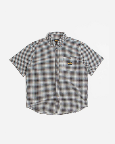 S/S Flannel Shirt - Shale Check