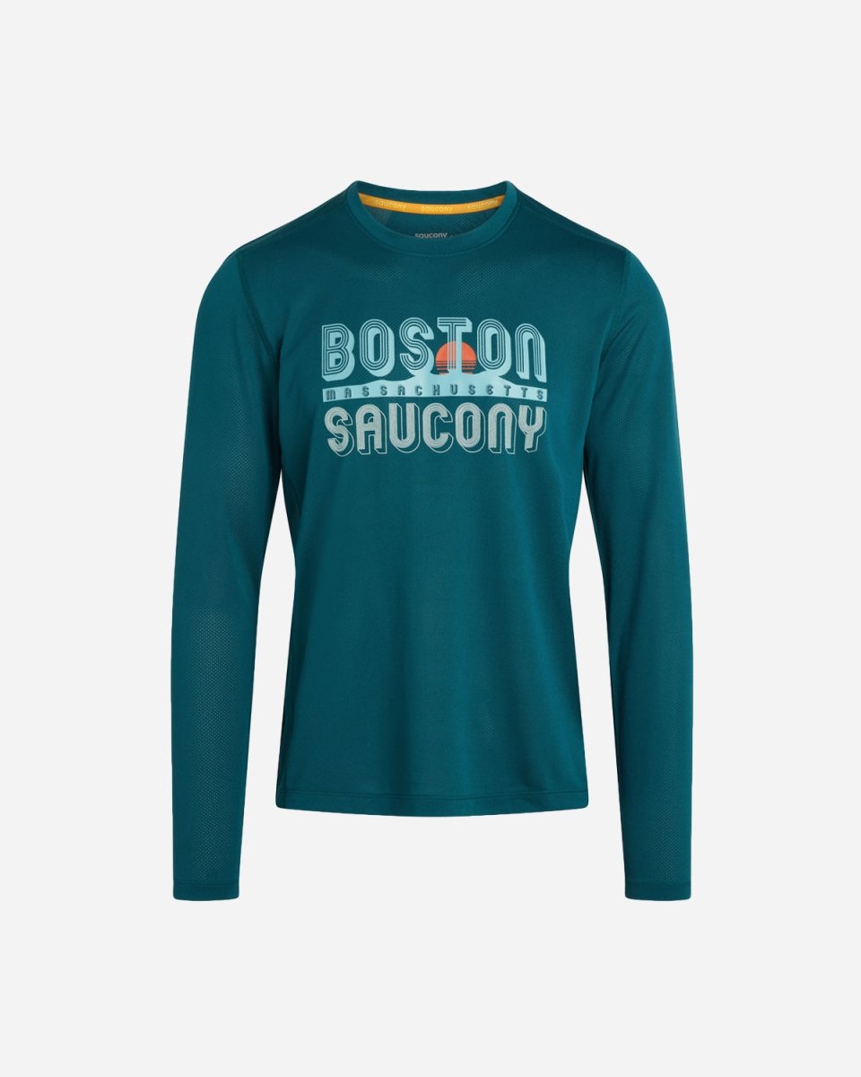 Stopwatch Graphic Long Sleeve Men - Lagoon Graph - Munk Store