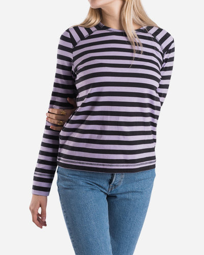 Striped Cotton Jersey - Violet Tulip - Munk Store