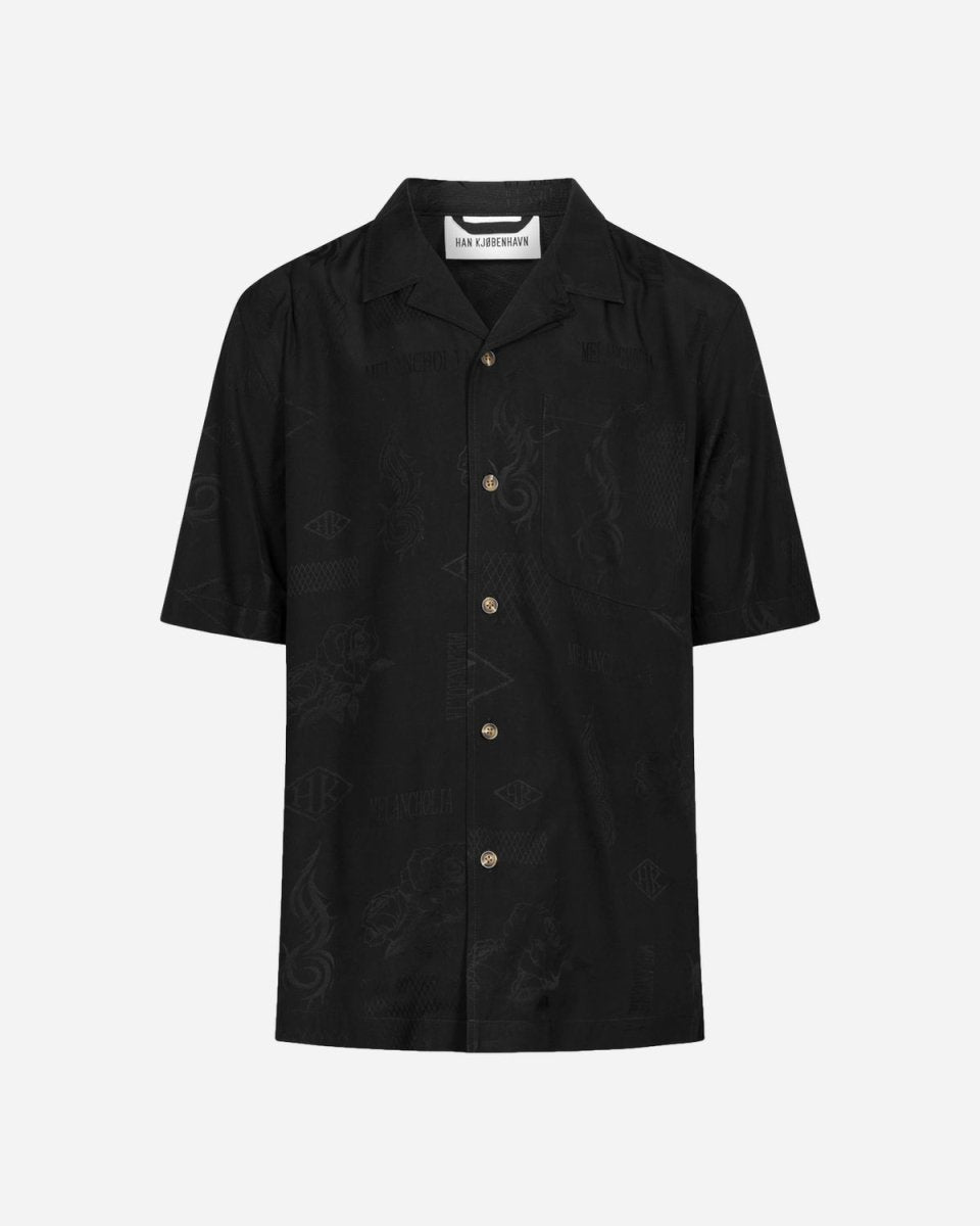 Summer Shirt - Black Jaquard - Munk Store