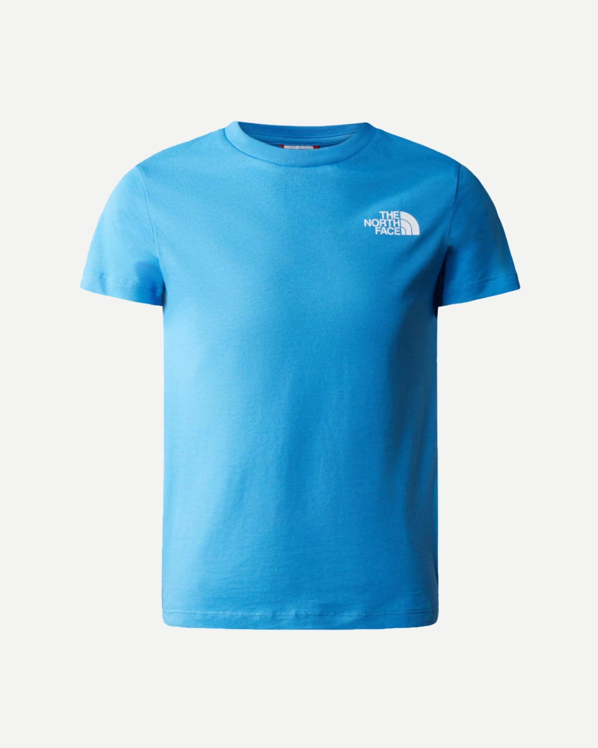 Teens S/S Simple Dome Tee - Super Sonic Blue - The North Face - Munkstore.dk