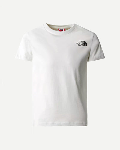Teens S/S Simple Dome Tee - Tin Grey - The North Face - Munkstore.dk