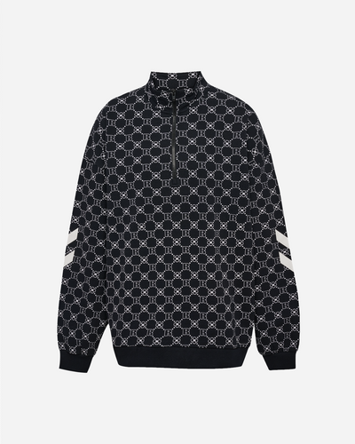 Dbu Rotate Oversized Halfzip - Black