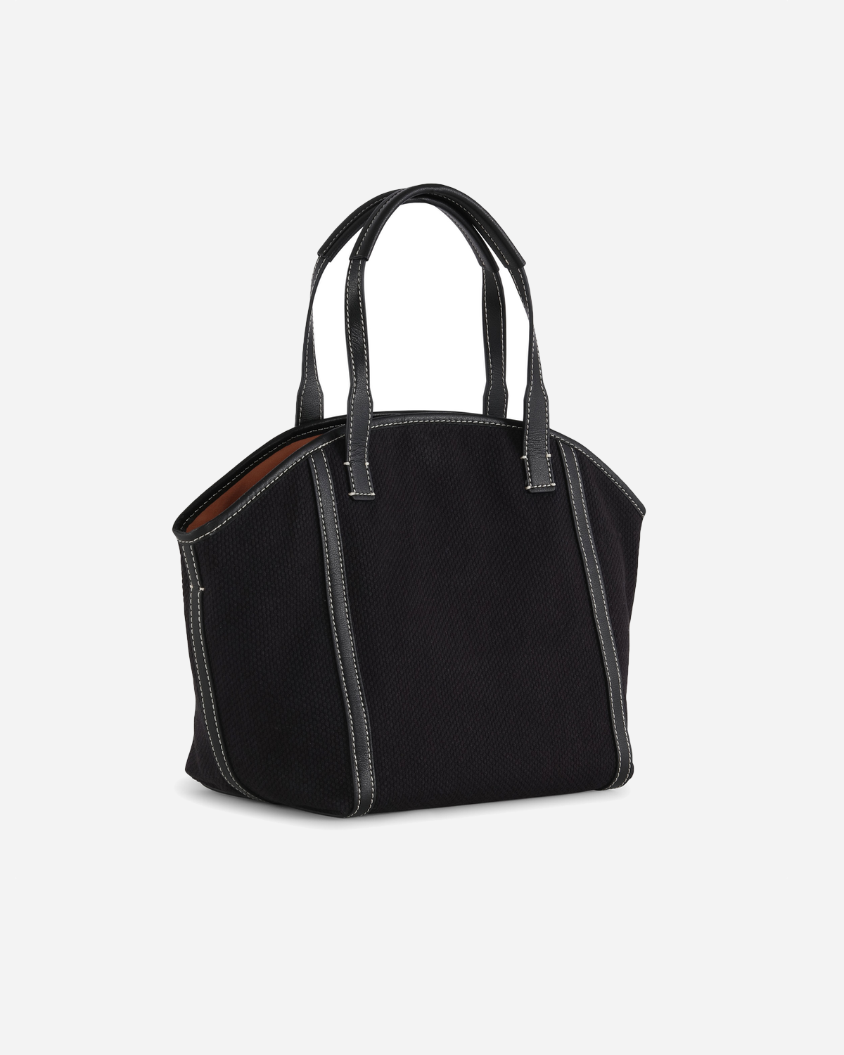 Soft Banner Small Tote Canvas - Black