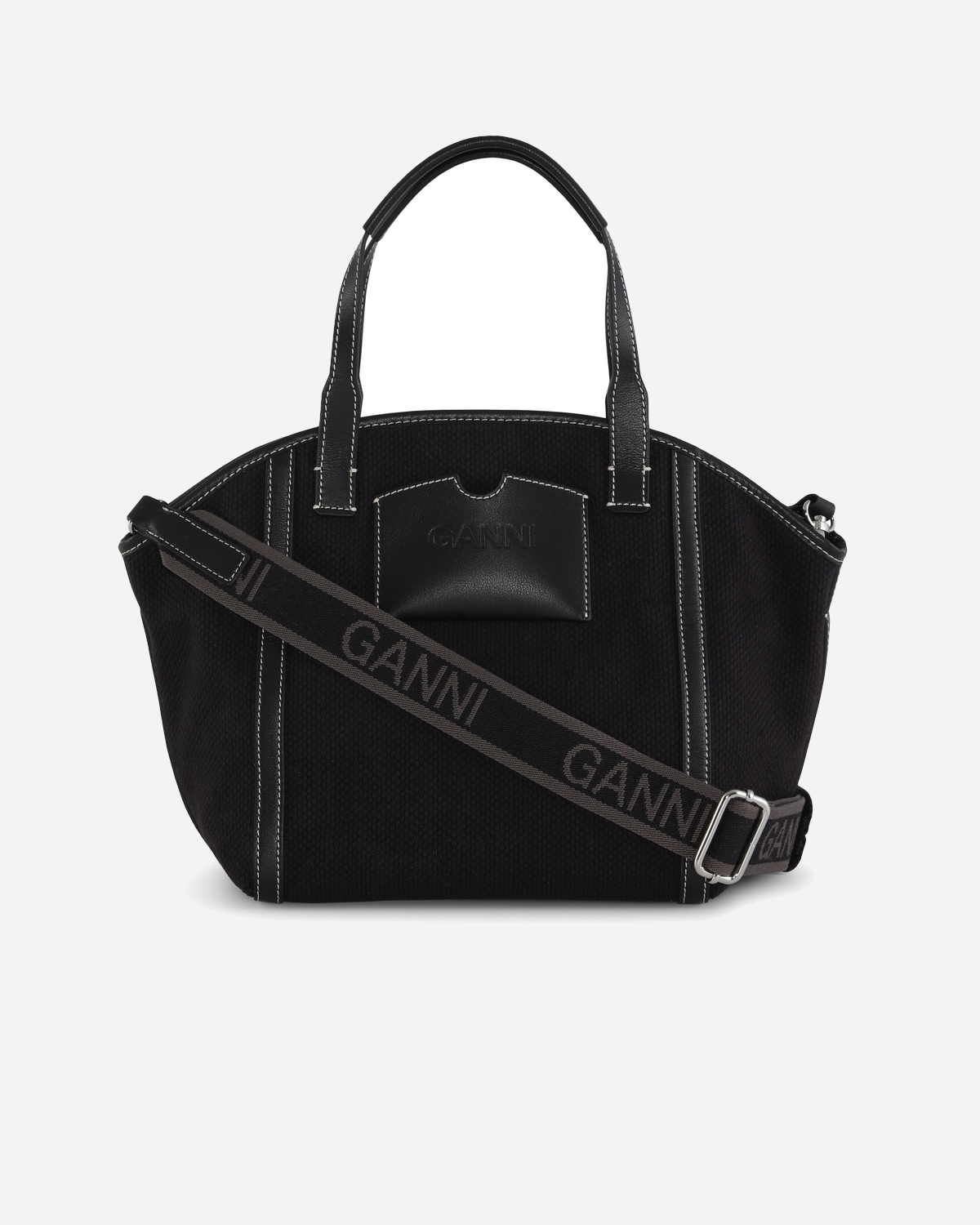 Soft Banner Small Tote Canvas - Black