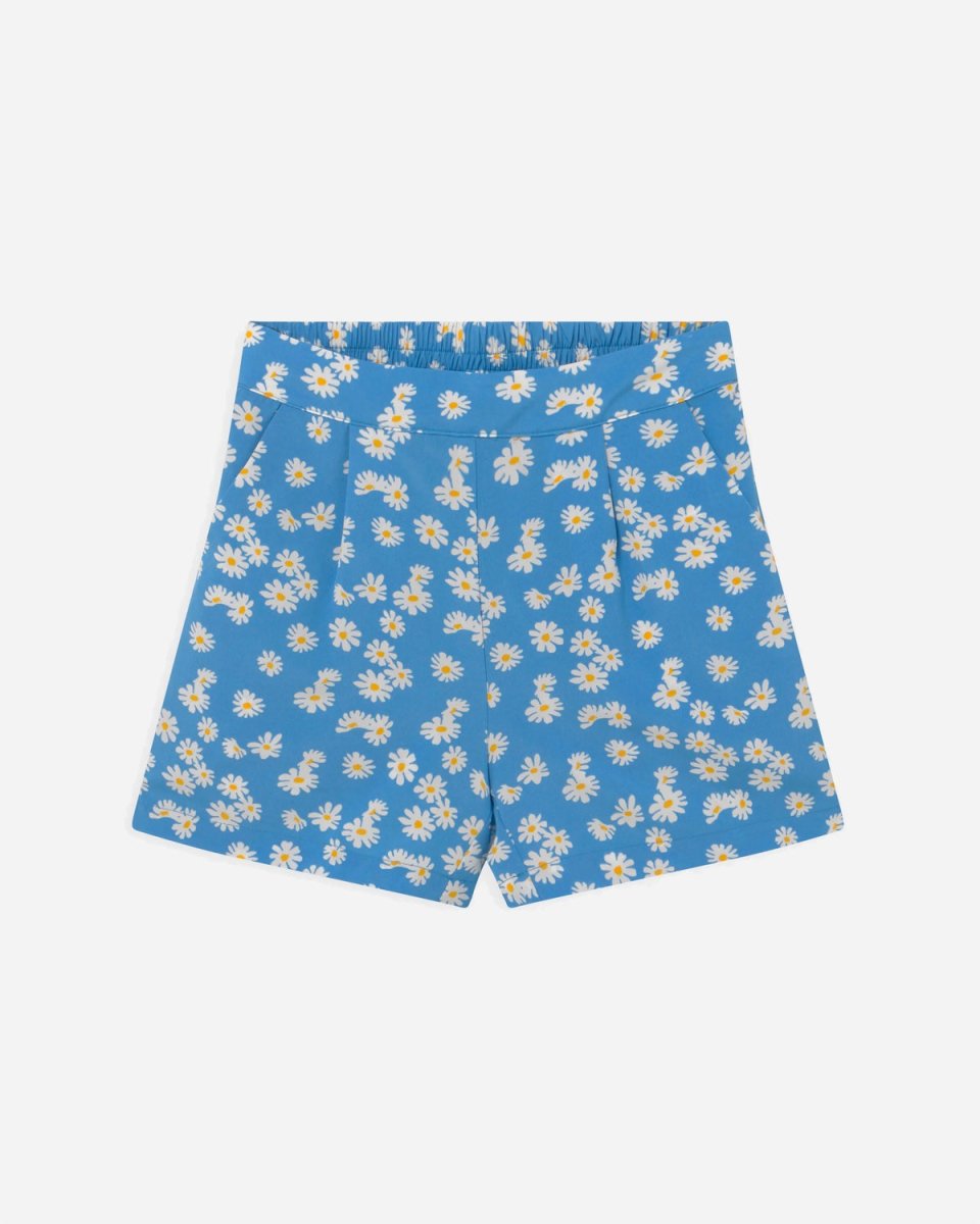 Teen Dana Flower Shorts - Blue - Munk Store