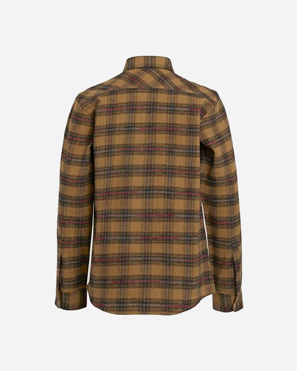 Teen Waldo Flannel Shirt - Coffee Brown - Munk Store