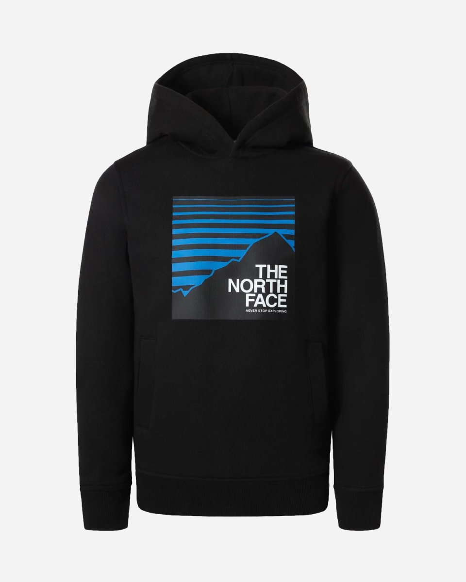 Teens Box PO Hoodie - Black/Hero blue - Munk Store