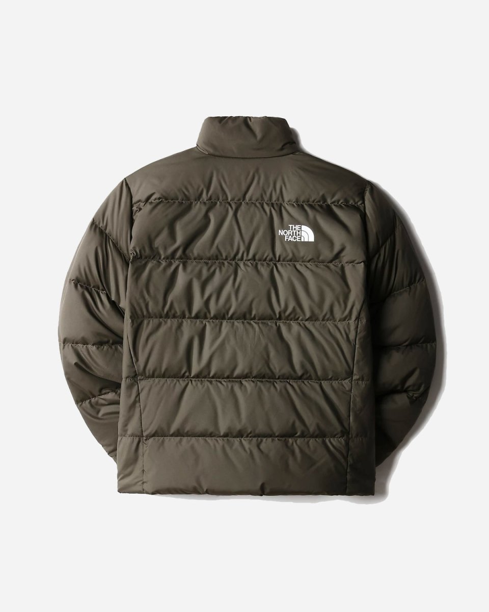 Teens Reversible North Down Jacket - Taupe Green