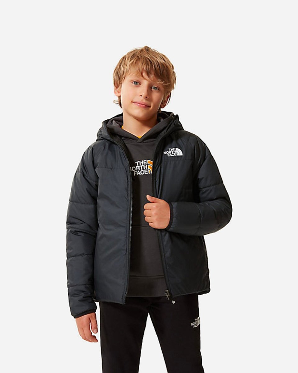 Teens Reversible Perrito Jacket - Black/Asphalt Grey - Munk Store