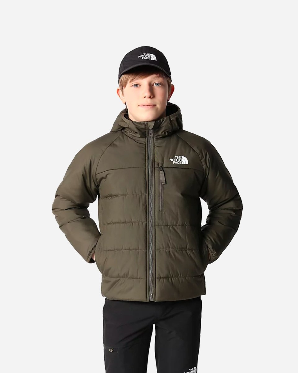 Teens Reversible Perrito Jacket - Taupe Green/Black - Munk Store