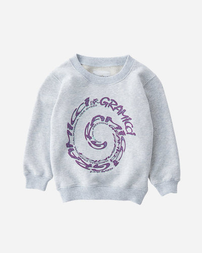 Teens Swirl Sweatshirt - Ash Heather - Munk Store