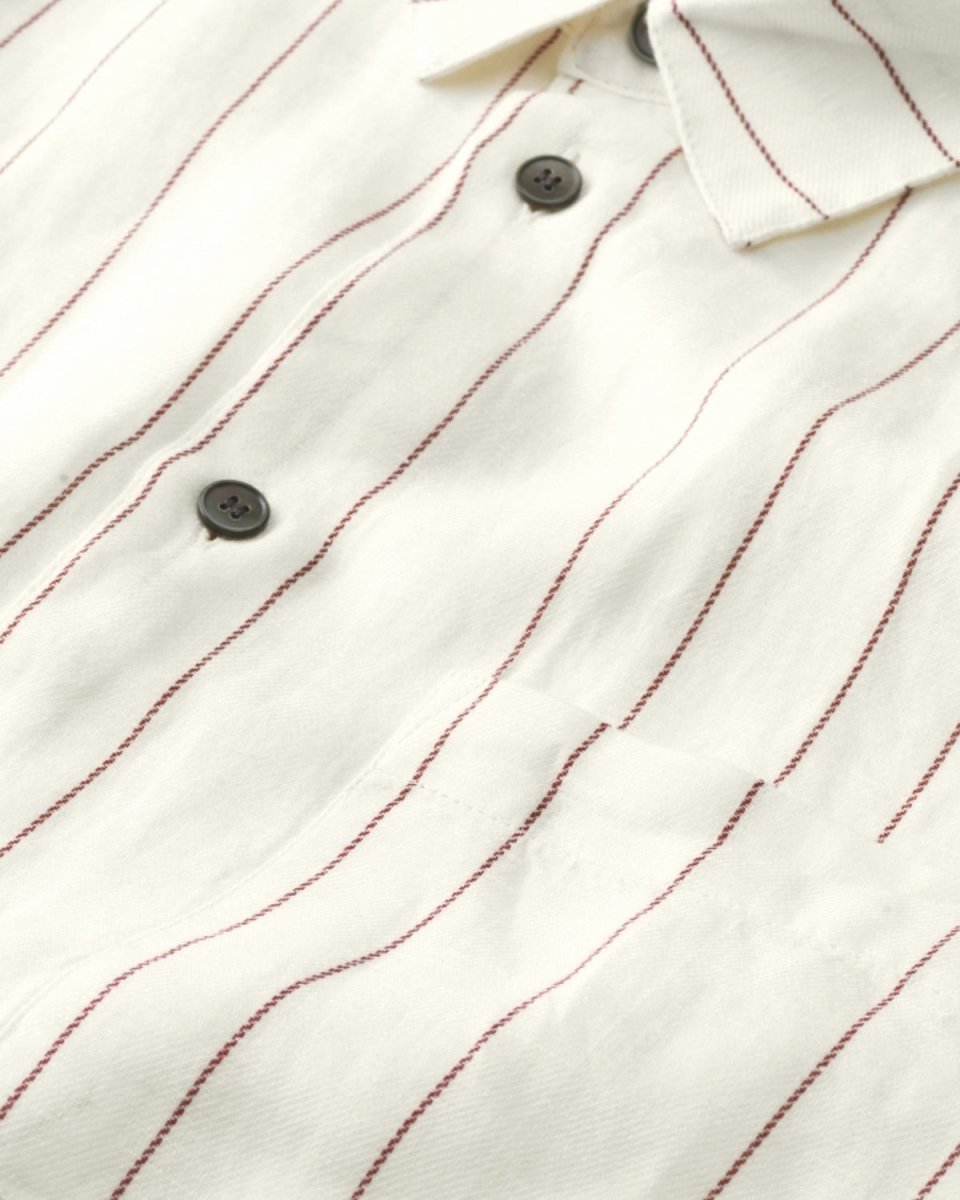 Thor Cotton Linen Shirt - White - Munk Store