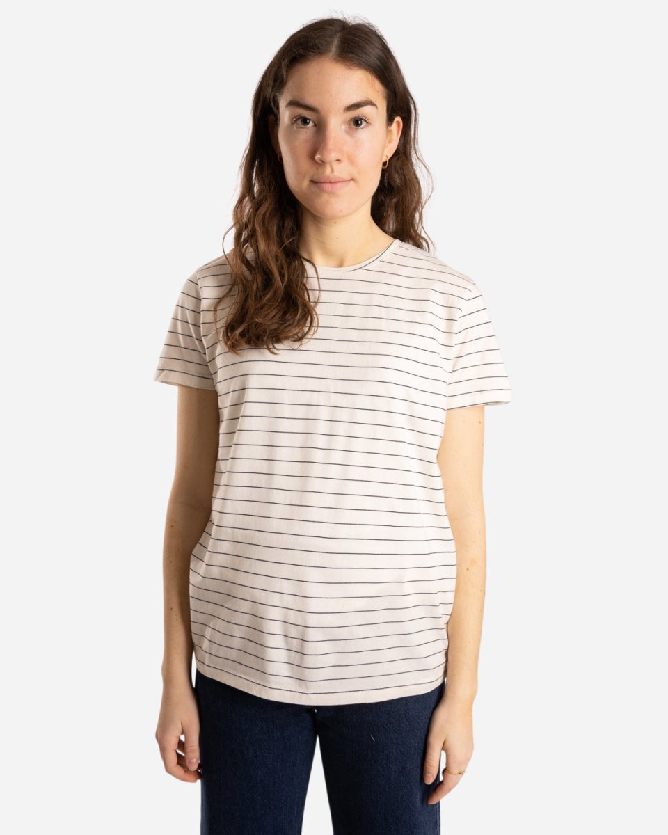 Trine Tee - Cream/Navy - Munk Store