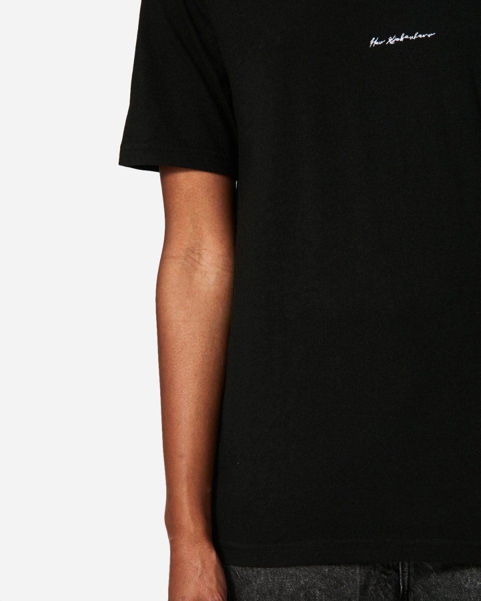 W Casual Tee Short Sleeve - Black - Munk Store