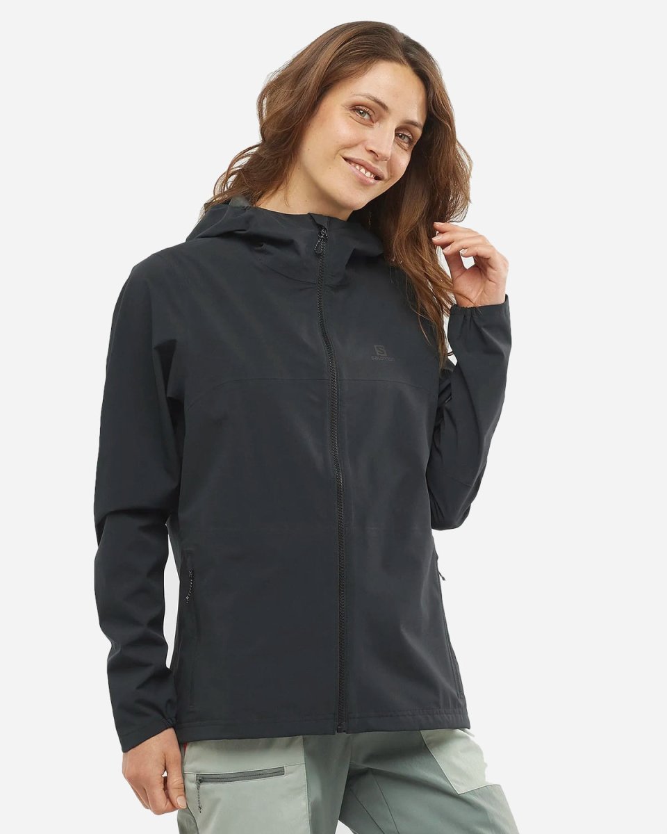 W Essential Waterproof Jacket - Black - Munk Store