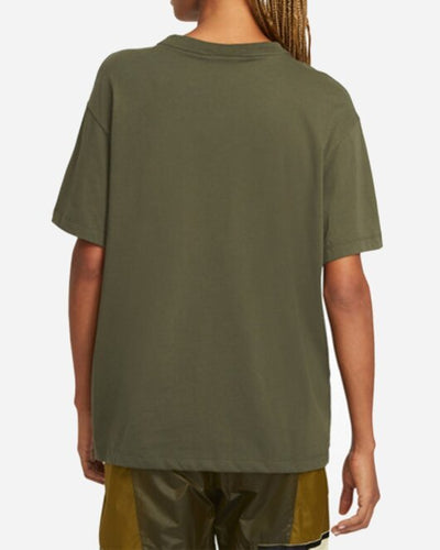 W NSW ESSNTL SS TOP BF - Cargo Khaki/White - Munk Store