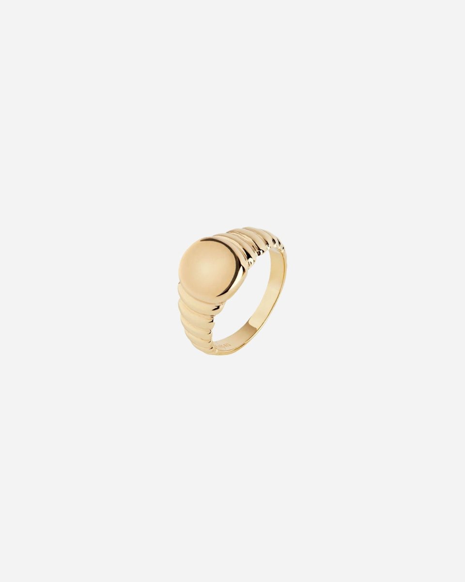 Wave Ring - Yellow Gold - Munk Store