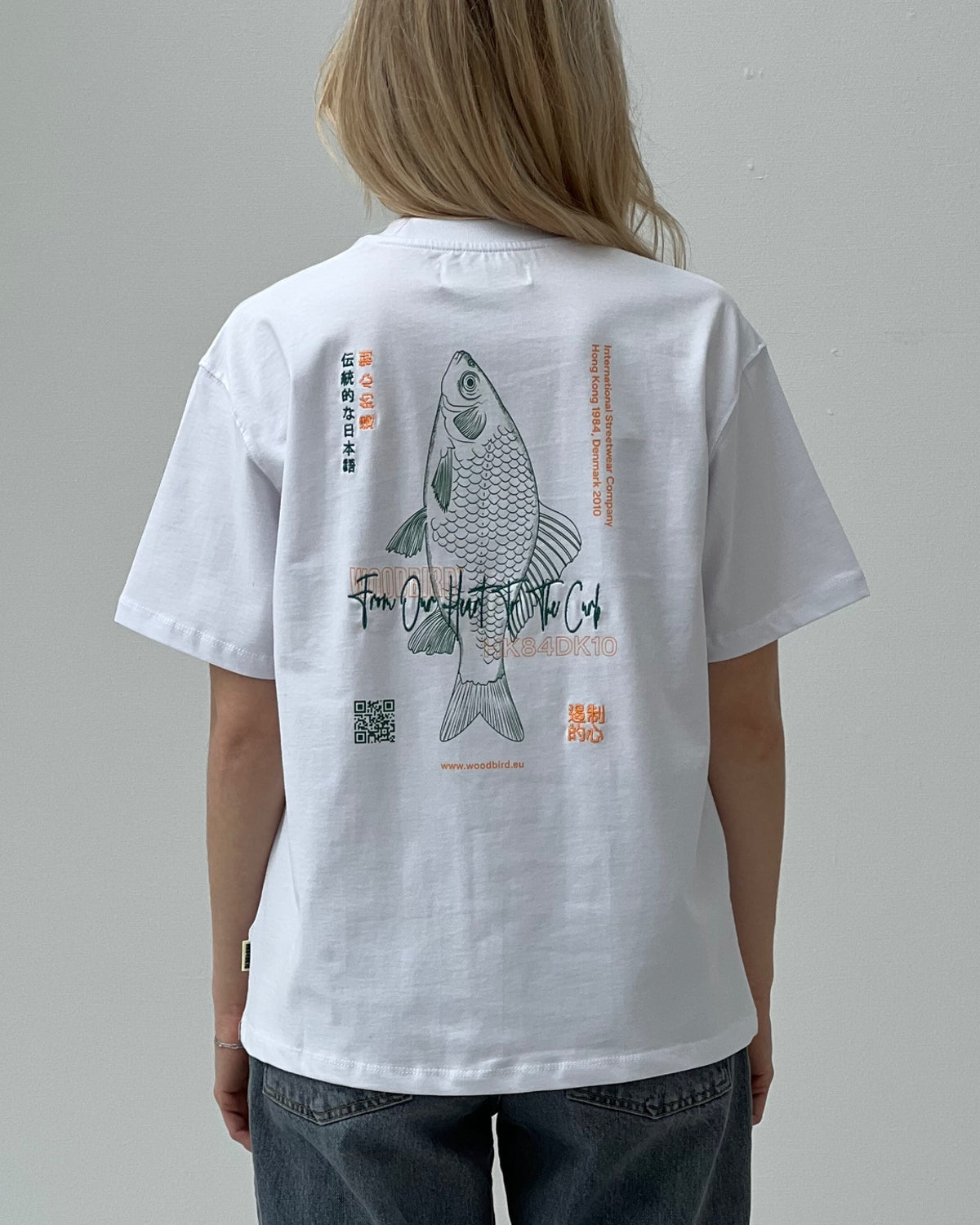 Balo Fish Tee - White-Green