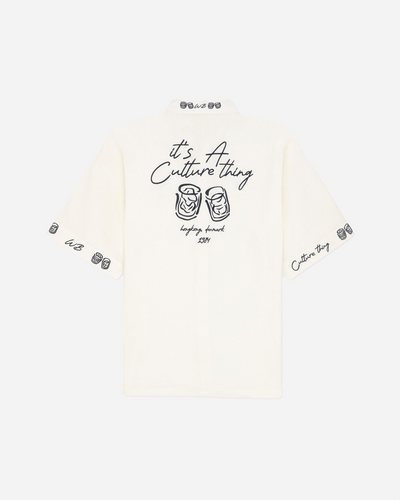 Wang Embroid Shirt - Off White