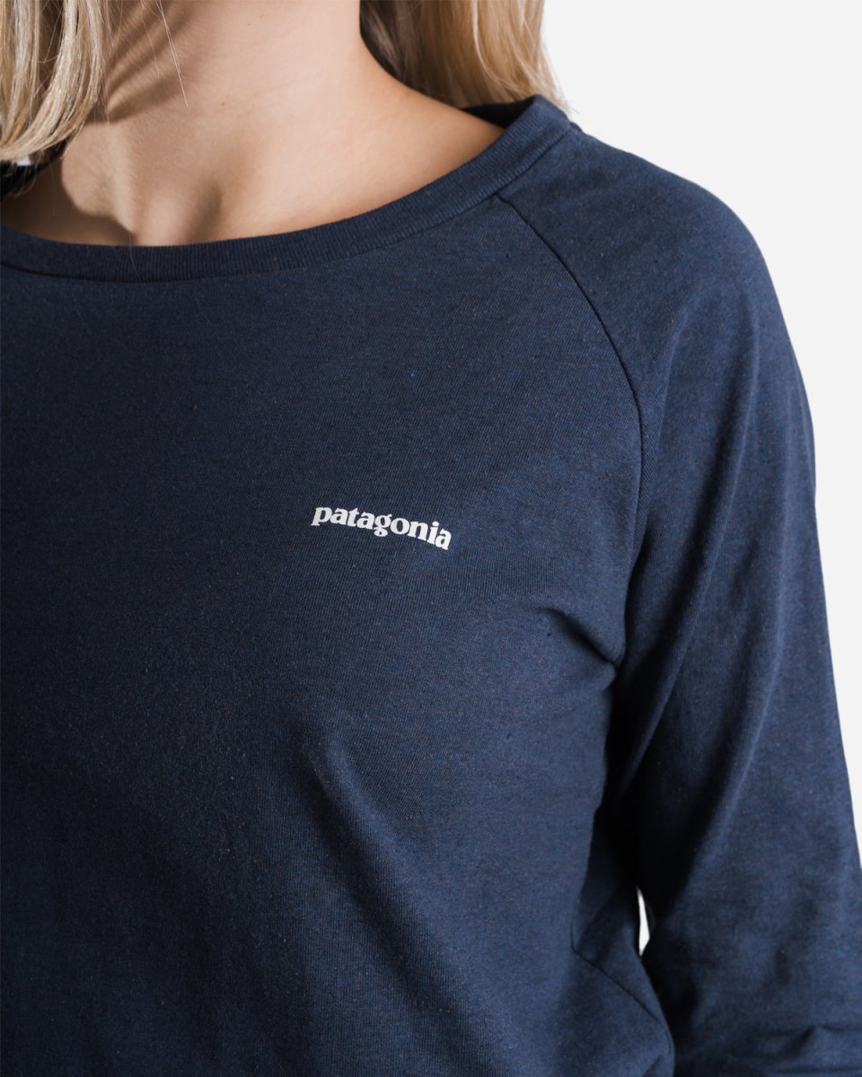 W's L/S Pastel P-6 Logo - Blue - Munk Store