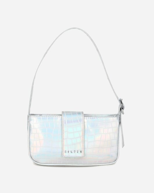 Yasmin Shoulder Bag - Silver - Munk Store