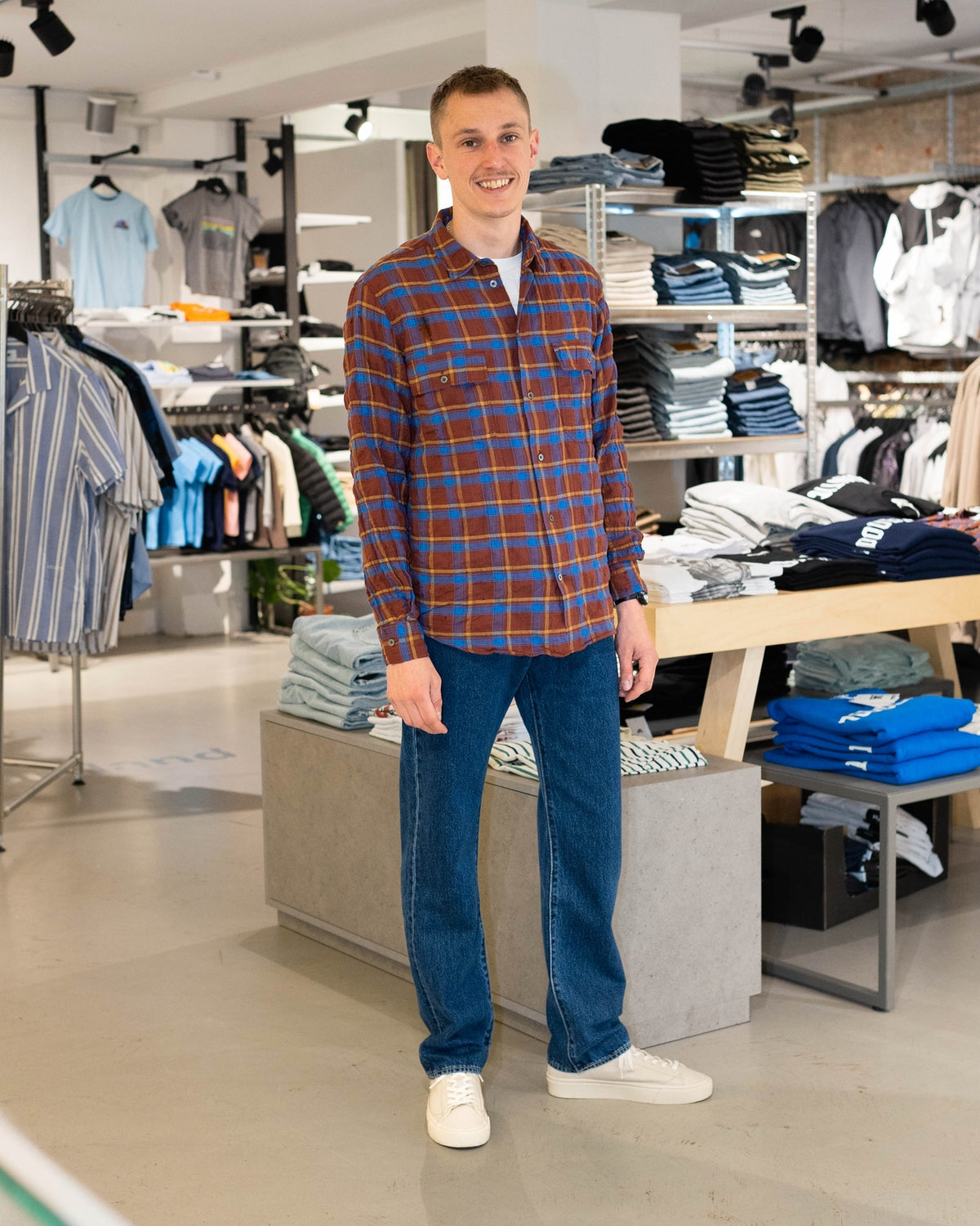 Browsing - Avenir Wrinkle Shirt - Shop The Look - Munkstore.dk