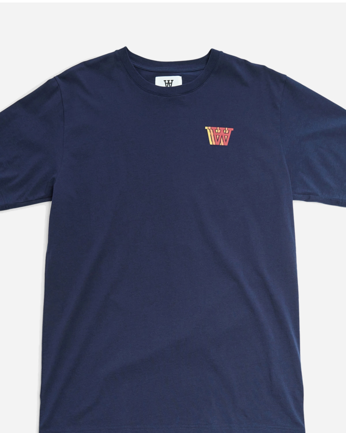 Ace Logo T-Shirt - Navy - WOOD WOOD - Munkstore.dk