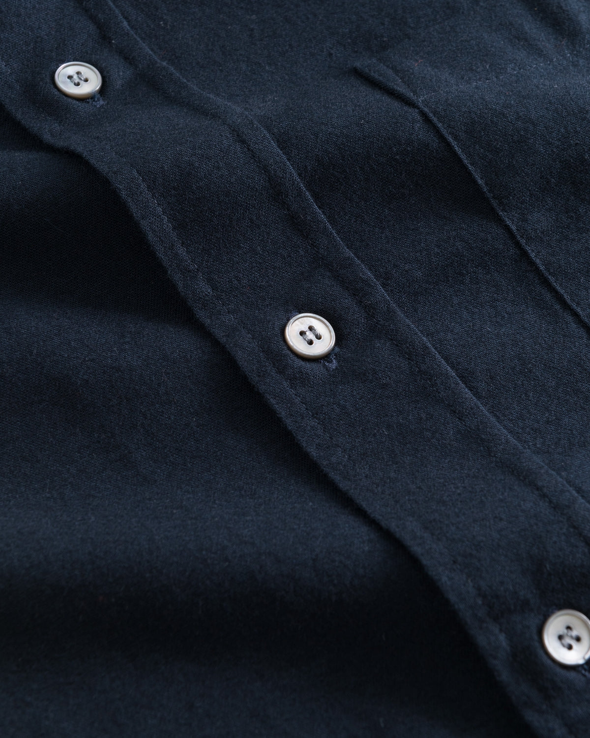 Adam classic flannel shirt - Navy