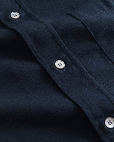 Adam classic flannel shirt - Navy