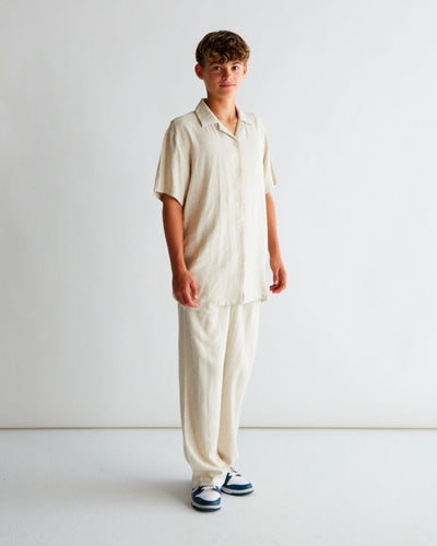 Alex Linen Pants - Sand