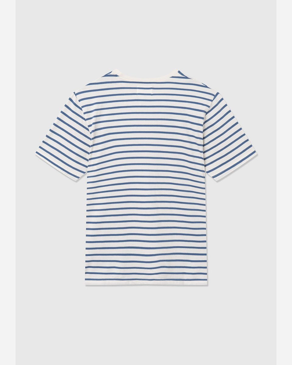 Ace T-shirt Kick - Off White/Blue Stripes - Munk Store