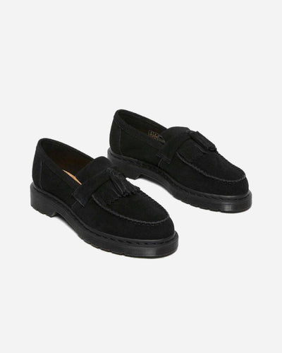 Adrian Mono Suede Loafers - Black - Munk Store