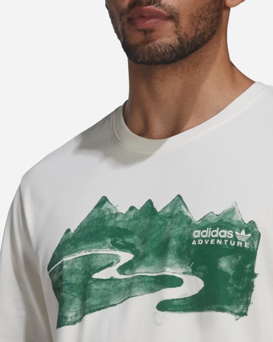 Adventure Mount Ink Tee - White - Adidas - Munkstore.dk