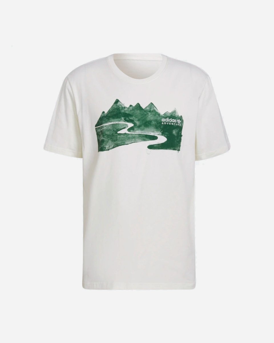 Adventure Mount Ink Tee - White - Adidas - Munkstore.dk