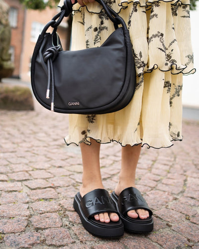 Dinner - Flounce Smock Midi Dress - Munk Store